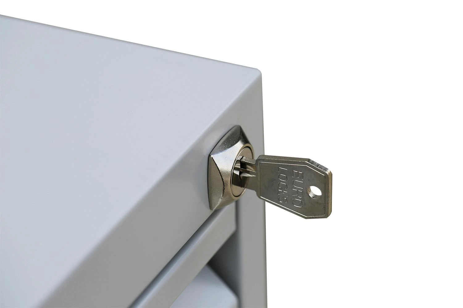 Hängeregistratur-Schrank Aus Stahl 101x76x62cm (HxBxT) Mit 3 Schüben Lichtgrau 6 Hängeregistratur-Schrank Aus Stahl 101x76x62cm (HxBxT) Mit 3 Schüben Lichtgrau – Bild 6