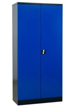 PROREGAL Stahlschrank Bee | HxBxT 195x92x42 Cm | Anthrazit-Blau -Büromöbel Förderung fbe10761 fb4e 494d ab2b ab22afce61ed