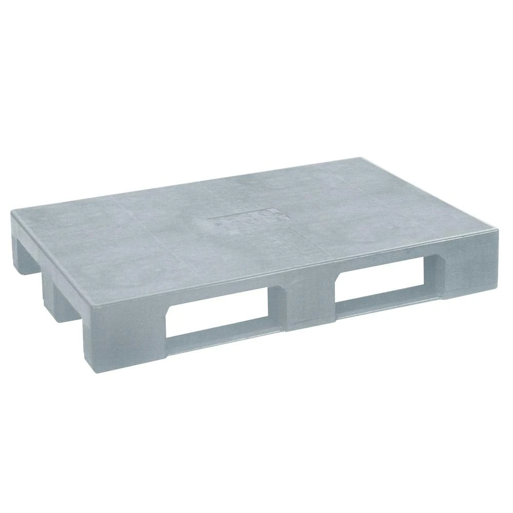 Kunststoffpalette, 3 Kufen, LxBxH 1200 X 800 X 160 Mm, Oberdeck Durchbrochen 5 Kunststoffpalette, 3 Kufen, LxBxH 1200 X 800 X 160 Mm, Oberdeck Durchbrochen – Bild 5